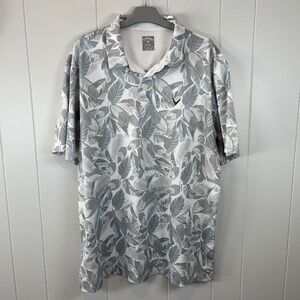 Men's Callaway Logo Opti-Dry Short Sleeve Golf Shirt Polo sz XL Tropical EUC